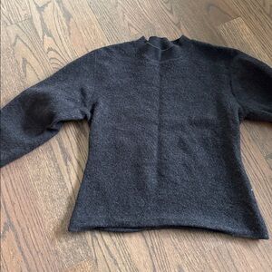 COS wool sweater, charcoal, medium
